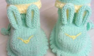 手工编织婴儿鞋